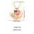 abordables Accesorios-Collar de aleación para hombre con colgante de águila y bandera estadounidense, disponible en oro y plata, ideal para celebraciones del Día de la Independencia y el 250 aniversario.