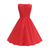 abordables Vestidos-1950s Hepburn Retro Antiguo Mediodía Vestido de una línea Vestido swing Vestido de la pradera A Lunares Corte A Escote en Pico Disfraz Chica Carnaval Mascarada Vacaciones Uso Diario Vestido Primavera