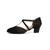 abordables Chaussures de bal, de danse moderne-Chaussures de danse à talons et brides croisées en satin noir pour femmes, style professionnel. &amp;chaussures de danse latine pour la pratique et la scène