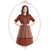 abordables Pionero / Siglo XIX-250º Aniversario de EE. UU. Siglo 19 década de 1800 Vestido de la pradera Conjunto de gorro y delantal Mangas cortas Chica pionera Colonial Pionero Guerra Revolucionaria Disfraz Mujer Víspera de