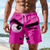 billiga Retro Vintage &amp; Etik-Herr 3D Print 3D-seriefigur Le ansikte Badshorts Boardshorts Medium Midja Rolig Hawaiisk Strandsemester Sidfickor Mesh foder Elastisk dragsko i midjan Designer Kläder