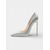 cheap Wedding Guest-Women's Blue Patent Leather Pointed-Toe Stiletto Heels, Elegant Church Wedding Guest Shoes for Formal Ceremony