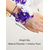 preiswerte Hochzeit ACC-Rosenarmband für Damen, Polyesterbandblume mit Kunstperlenarmband, verschiedene Farben, elegantes Accessoire für Brautjungfern und Bräute für Hochzeiten, Abschlussbälle und festliche Anlässe