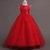 cheap Flower Girl's Dresses-Flower Girl Dress Girls' Formal Dress Wedding Attire Party Wedding Formal Elegant Fashion Adorable First Communion Dress Patchwork Mesh Solid Color Sleeveless Crew Neck Blue Grey 4 years+