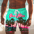 billiga Tropiska växter och blommor-Herr Kokosnötsträd Tropiska växter Badshorts Boardshorts Medium Midja Hawaiisk Strandsemester Sidfickor Mesh foder Elastisk dragsko i midjan Designer Kläder