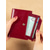 baratos Carteiras-Carteira feminina em couro legítimo com bloqueio RFID, grande capacidade, com zíper para vários cartões e moedas, estilo clássico multicolorido para uso diário, viagens, compras e para presentear.