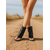 tanie Buty do kostki-Damskie czarne sandały typu gladiator z wysoką cholewką i ozdobnymi klamrami – odważny styl uliczny, wygodne, masywne buty z odkrytymi palcami na festiwale muzyczne na świeżym powietrzu i wydarzenia