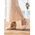 preiswerte Brautjungfer-Beige Espadrille-Sandalen mit Keilabsatz und Spitze für Damen, bequeme Brautjungfernschuhe mit Knöchelriemen für Strandhochzeiten