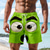 olcso Retro Vintage és Etika-Férfi 3D nyomtatás 3D figura Mosolygó arc Úszónadrágok Deszkás short Közepes csípő Vicces Hawaii Tengerparti nyaralás Oldalzsebek Hálós bélés Elasztikus húzózsinóros derékrész Tervező Ruházat