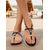 baratos Mulheres-Sandálias femininas de dedo com pérolas pretas - elegantes sandálias de tiras com salto baixo e detalhes em cristal, calçado confortável para férias de verão luxuosas em resorts. &amp;relaxar à beira da