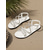 cheap Flat Sandals-Women's Black Strappy Sandals with Rhinestone Embellishments – Chic and Comfortable Flat Sandals for Beach Vacations, Resort Getaways and Summer Wear