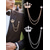 economico Matrimonio ACC-spilla da bavero a forma di corona da uomo con catena, materiale in lega, disponibile in oro e argento, perfetta per matrimoni e feste