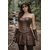 cheap Dresses-Medieval Renaissance Steampunk Dress Corset Pirate Fancy Dress Women's Pirate Fantasy Halloween Carnival Performance LARP Ren Faire Adults' Dress