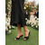 abordables Invité au mariage-Sandales mules en satin pour femmes – élégantes chaussures à talons hauts et bout ouvert, parfaites pour les mariages en plein air et les occasions spéciales.