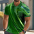 billige Geometrisk polo for menn-Herre Geometrisk Linje Polo Kortermet Poloskjorter Skjorter med krage Fritid utendørs treningsklær Dagligdagstøy 3D-utskrift Knapper Sommer Vår Blå Rød Lilla