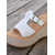 cheap Wedge Sandals-Women's White Wedge Sandals with Buckle Strap – Stylish, Comfortable Footwear for Summer, Beach and Poolside Events