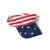 billige Tilbehør-United States 250-årsjubileum Dame USA Flag Polyester Visir – Rød Hvit og Blå Design Ideell Uavhengighetsdag og US Feiringer