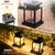baratos Luzes de paisagem-Conjunto de 1 lanterna solar suspensa, luzes de fada solares para exterior, com acendimento/desligamento automático do anoitecer ao amanhecer, para jardim, pátio e quintal, branco quente.