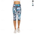 preiswerte Yoga Leggings &amp; Strumpfhosen-Damen Yogahose Seitentaschen Po-Lifting Bauchkontrolle Hohe Taille Pilates Fitnesstraining Laufen Strumpfhosen Capri Leggings Unterteile Druck Schwarz+Rosa+Grün Schwarz Weiß Spandex Herbst Winter