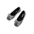 abordables Madre de la Novia/Novio-Zapatos planos negros con lazo de diamantes de imitación para mujer, elegantes y cómodos zapatos de vestir para la madre de la novia en bodas en la ciudad.