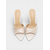 abordables Invité au mariage-Sandales mules en satin pour femmes – élégantes chaussures à talons hauts et bout ouvert, parfaites pour les mariages en plein air et les occasions spéciales.