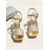cheap Heeled Sandals-Women's Silver Glitter Strappy Block Heel Sandals with Ankle Strap – Sparkly Square Toe Mid Heel Shoes for Summer Weddings and Tropical Resorts