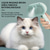 economico Cura dei capelli-spazzola a vapore multifunzionale per gatti - strumento per la toelettatura degli animali domestici ricaricabile tramite USB per la perdita e la pulizia, setole in acciaio inossidabile, attivazione ad