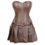 cheap Dresses-Medieval Renaissance Steampunk Dress Corset Pirate Fancy Dress Women's Pirate Fantasy Halloween Carnival Performance LARP Ren Faire Adults' Dress
