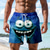 billiga Retro Vintage &amp; Etik-Herr 3D Print 3D-seriefigur Le ansikte Badshorts Boardshorts Medium Midja Hawaiisk Rolig Strandsemester Sidfickor Mesh foder Elastisk dragsko i midjan Designer Kläder