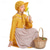 cheap Pioneer / 19th Century-250th Anniversary USA 19th Century 1800s Prairie Dress Bonnet and Apron Set Long Sleeves Pioneer Girl Colonial Pioneer Revolutionary War Costumes Floral Fancy Dress Girls' Halloween Carnival 4th of