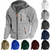 halpa Fleece-huppari-Miesten Huppari Täysi vetoketjullinen huppari Fleece -huppari Musta Valkoinen Viini Laivaston sininen Laivastosininen Hupullinen Tavallinen Vetoketju Tasku Urheilu ja ulkoilu Päivittäin Pyhäpäivä