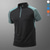 preiswerte Oberteile-Herren T-Shirt Wander-T-Shirt Ärmellos Viertelreißverschluss T-Shirt Muskelshirt Kurzarmhemd Außen Schnelltrocknend Training Weich Schweißableitend Sommer Frühling Spandex Polyester Patchwork Schwarz