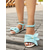 cheap Flat Sandals-Women's Purple Petal Bow Flat Sandals with Elastic Ankle Strap – Romantic Open Toe Summer Shoes for Island Vacations, Beach Strolls, Resort Wear &amp; Stylish Ladies