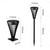 abordables Éclairage paysager-Lot de 1 lampe solaire d'extérieur étanche pour allée, jardin, cour, allée, terrasse.