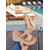 cheap Wedge Sandals-Women's White Wedge Sandals with Buckle Strap – Stylish, Comfortable Footwear for Summer, Beach and Poolside Events