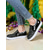 abordables Chaussures de femme-Baskets à enfiler dorées à paillettes pour femmes, chaussures à plateforme à imprimé léopard pour les fêtes de carnaval