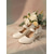 abordables Madre de la Novia/Novio-Zapatos Mary Jane blancos para mujer con lazo lateral decorativo: elegantes zapatos de tacón cuadrado con punta redonda: sofisticados tacones de vestir para invitadas a bodas urbanas.