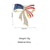 abordables Accessoires-Broche patriote en forme de nœud pour femmes du 250e anniversaire des États-Unis disponible en or et en argent en matériau allié parfait pour les célébrations de l'Amérique et du jour de