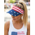 billige Tilbehør-United States 250-årsjubileum Dame USA Flag Polyester Visir – Rød Hvit og Blå Design Ideell Uavhengighetsdag og US Feiringer