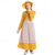 cheap Pioneer / 19th Century-250th Anniversary USA 19th Century 1800s Prairie Dress Bonnet and Apron Set Long Sleeves Pioneer Girl Colonial Pioneer Revolutionary War Costumes Floral Fancy Dress Girls' Halloween Carnival 4th of