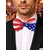 cheap Accessories-United States 250th Anniversary Men's Patriotic Tie &amp; Bow Tie Set, Polyester American Flag Design, Classic Formal Style for US, Independence Day, Parades, Parties &amp; Celebrations