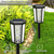 voordelige Landschapsverlichting-Op zonne-energie werkende padverlichting voor buiten, koel wit &amp;RGB-verlichting met schemeringssensor, waterdicht, geschikt voor tuin, terras, pad, erf, looppad, oprit, 2 standen