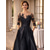 billige Mammas jumpsuits-Jumpsuit / Pantsuit Gulvlengde Kjole til brudens mor 3/4 ermer Besmykket Elegant Fest Bryllupsgjest Bryllupsfest Sateng med Appliqué Ensfarget