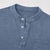 お買い得  カジュアルヘンリーTシャツ-男性用 ヘンリーシャツ コットン100% アシッドウォッシュシャツ Tシャツティー 長袖 ビンテージ レトリ／ヴィンテージ カジュアル ビンテージ 洗浄済み ヘンリー カジュアル 春 秋 オールシーズン ダークブラウン ブラック ピンク ヘンリーTシャツ