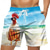 preiswerte Tiere &amp; Vögel-Herren Cartoon Hahn Küken Badehosen Badeshorts Boardshorts Mittlere Taille Lustig Hawaiianisch Strandurlaub Seitentaschen Netzfutter Elastischer Kordelzug in der Taille Designer Bekleidung