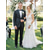 cheap Wedding Accessories-Women's Bridesmaid and Groomsman Corsage and Boutonniere Set, Available in Multiple Colors, Polyester Material, Perfect for Weddings and Parties