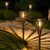 abordables Éclairage paysager-Lot de 1 lampe solaire d'extérieur étanche pour allée, jardin, cour, allée, terrasse.