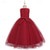 cheap Flower Girl's Dresses-Flower Girl Dress Girls' Formal Dress Wedding Attire Party Wedding Formal Fashion Adorable Princess First Communion Dress Patchwork Mesh Solid Color Sleeveless Crew Neck Light Pink White 4-7 Years
