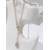 abordables Saint Valentin-Collier pendentif cœur pour femme, en alliage plaqué or orné de cristaux, idéal pour la Saint-Valentin, les mariages et au quotidien.