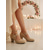 abordables Madre de la Novia/Novio-Zapatos Mary Jane blancos para mujer con lazo lateral decorativo: elegantes zapatos de tacón cuadrado con punta redonda: sofisticados tacones de vestir para invitadas a bodas urbanas.